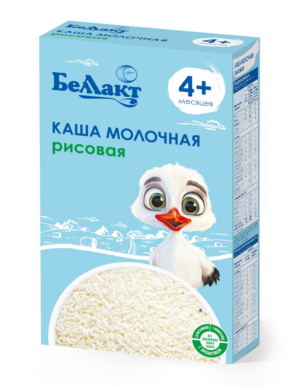 Bellakt sutli guruch bo'tqasi, 200 g