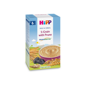 HiPP Milk Pap 5 don qoqi olxo'ri bilan, sutli bo'tqa, 250 g