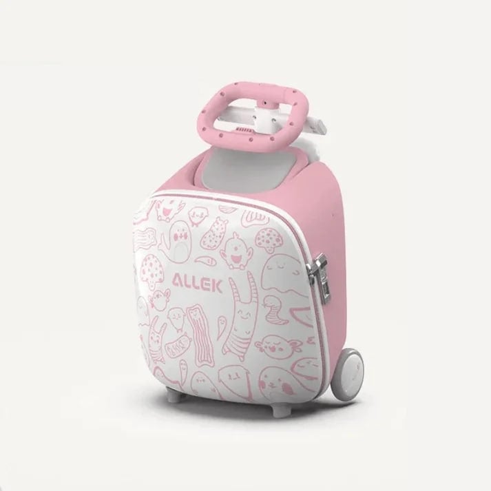 Allek Travel Buddy — детский чемодан-каталка 20″, розовый