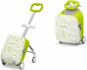 Allek Travel Buddy — детский чемодан-каталка 20", зелёный