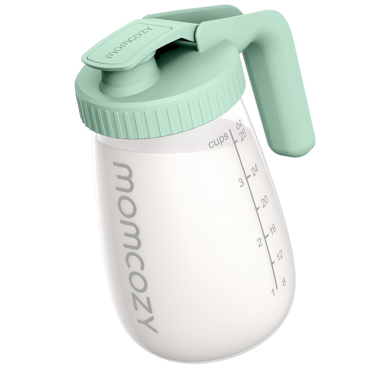 Momcozy ona suti saqlash kuzasi 32 oz, shisha, kulrang (Momcozy) 1 Momcozy ona suti saqlash kuzasi 32 oz, shisha, kulrang