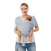 Momcozy слинг-шарф Air Mesh для новорождённых, 3,6-15,9 кг
