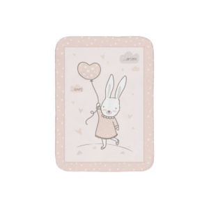 Одеяло Kikkaboo Rabbits in Love 110x140 см хлопковое для новорождённых