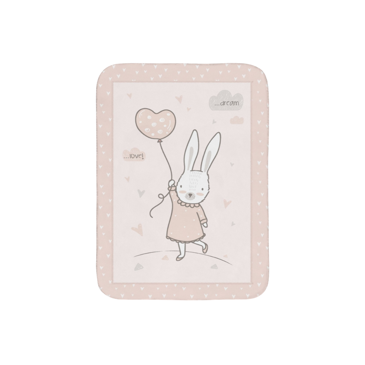 Одеяло Kikkaboo Rabbits in Love 110x140 см хлопковое для новорождённых (KikkaBoo) 1 Одеяло Kikkaboo Rabbits in Love 110x140 см хлопковое для новорождённых