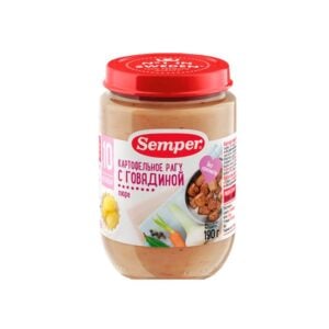 Semper Картофельное рагу с говядиной 190 г, с 10 месяцев