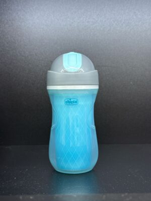 Поильник Chicco Active Cup 266 мл с двойными стенками, 14м+, светло-голубой