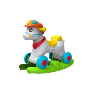 Chicco Baby Rodeo & Friends — конь-качалка и каталка, от 1 года