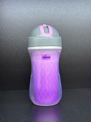 Chicco поильник 260 мл, двойная стенка, фиолетовый
