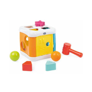 Chicco Sort&Beat: сортер и стучалка в одном кубе, 10-36 мес.