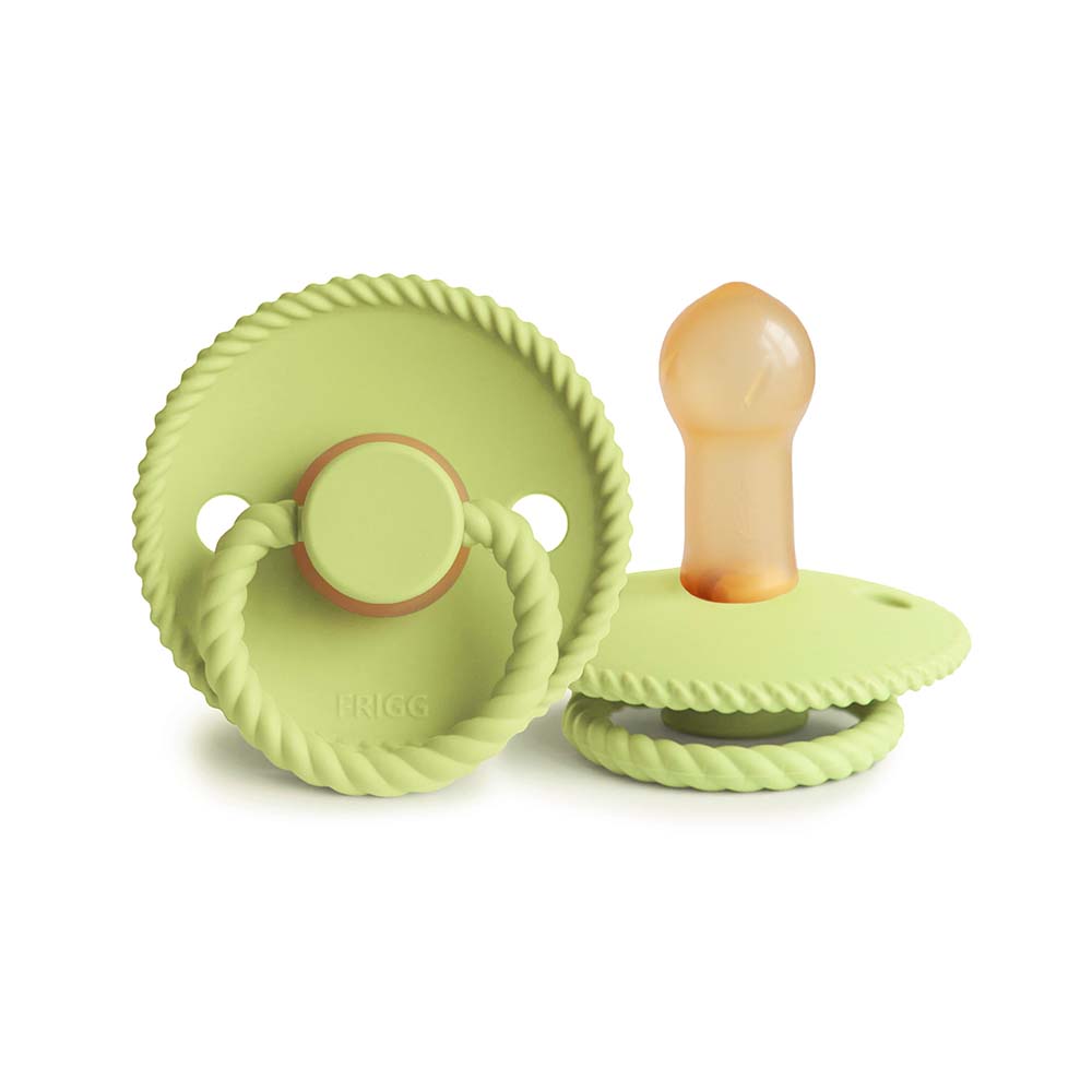 FRIGG Rope Latex, размер 2 — латексная пустышка Green Tea для детей 6-18 мес (Frigg) 1 FRIGG Rope Latex, размер 2 — латексная пустышка Green Tea для детей 6-18 мес