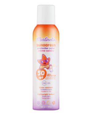 Martinelia Kids SPF 50 bolalar quyoshdan himoya spreyi, 200 ml ballon