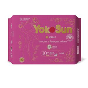 Прокладки YokoSun Normal с крылышками, 3 капли — 10 шт
