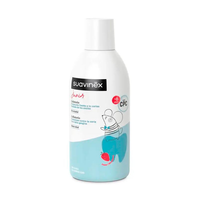 Suavinex Oral Junior 6+, клубничный ополаскиватель рта, 500 мл (Suavinex) 1 Suavinex Oral Junior 6+, клубничный ополаскиватель рта, 500 мл