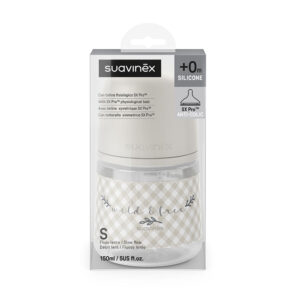 Бутылочка Suavinex Wild & Free на 150 мл, соска SX Pro индекс S, бежевая