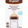 Антиколиковая бутылочка Thyseed Natural Anti-colic из PPSU, 160/240 мл, 0–6 мес — купить в Ташкенте | Brandyol.uz