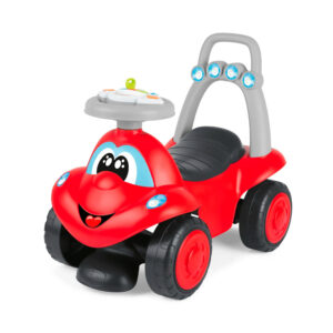 Chicco Billy Walk&Ride 2 in 1 itarma mashina va tolokar, qizil, 12–36 oy