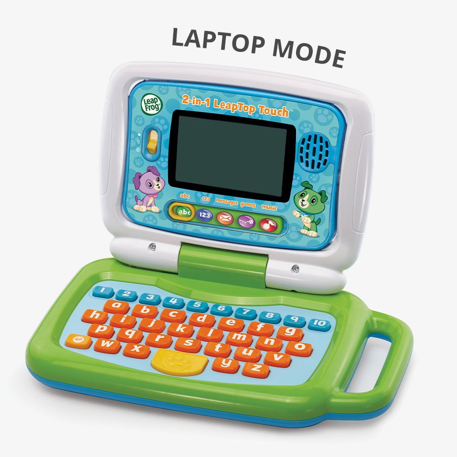 LeapFrog 2-in-1 LeapTop Touch noutbuk-planshet, yashil, ingliz alifbosi, 2 yoshdan (LeapFrog) 3 LeapFrog 2-in-1 LeapTop Touch noutbuk-planshet, yashil, ingliz alifbosi, 2 yoshdan - Image 3