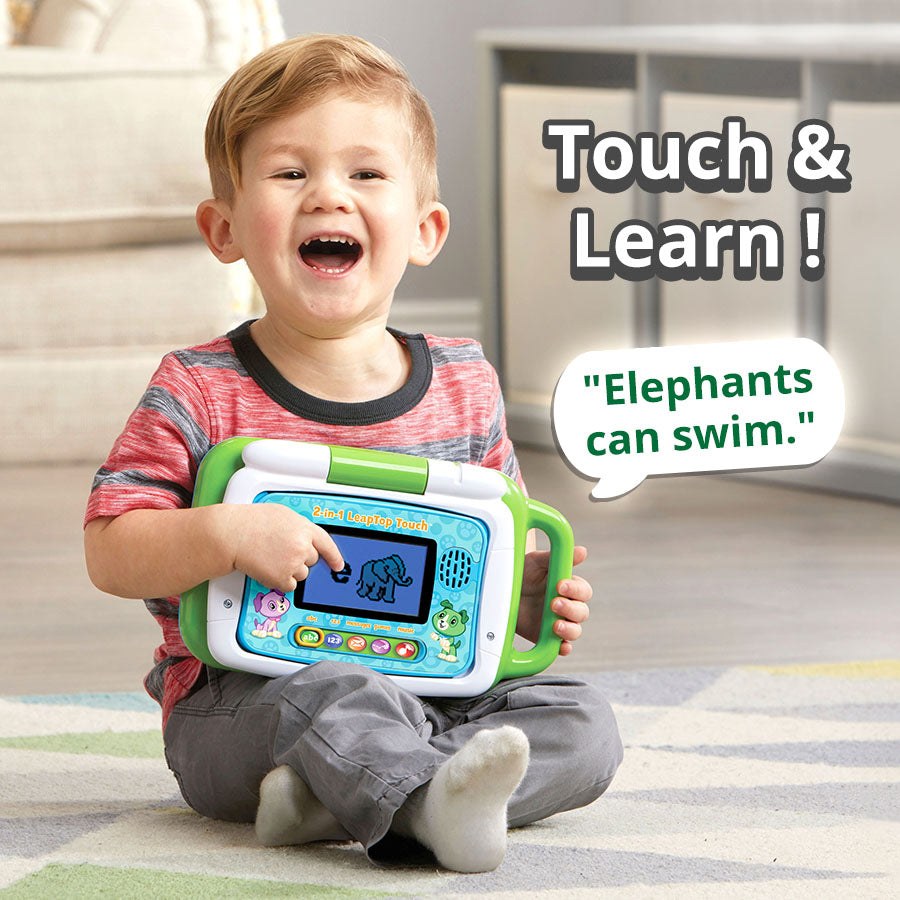 LeapFrog 2-in-1 LeapTop Touch noutbuk-planshet, yashil, ingliz alifbosi, 2 yoshdan (LeapFrog) 5 LeapFrog 2-in-1 LeapTop Touch noutbuk-planshet, yashil, ingliz alifbosi, 2 yoshdan - Image 5