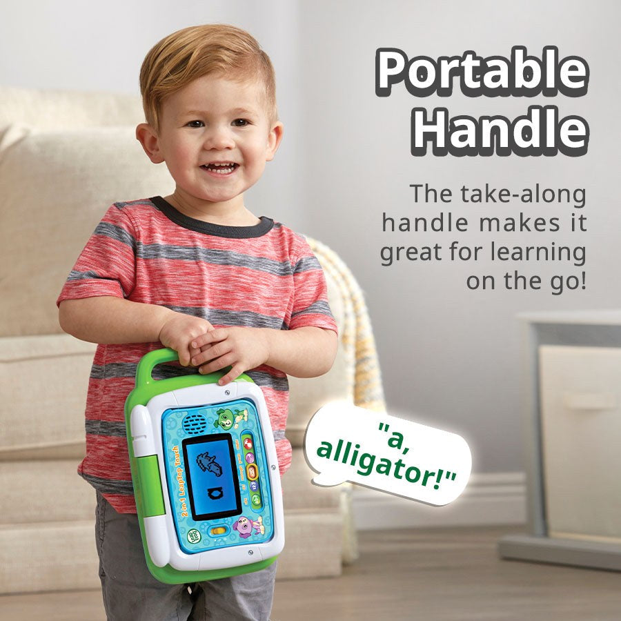 LeapFrog 2-in-1 LeapTop Touch noutbuk-planshet, yashil, ingliz alifbosi, 2 yoshdan (LeapFrog) 6 LeapFrog 2-in-1 LeapTop Touch noutbuk-planshet, yashil, ingliz alifbosi, 2 yoshdan - Image 6