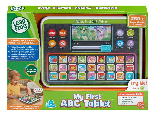LeapFrog My First ABC Tablet ingliz alifboli o'yinchoq planshet, 1–3 yosh (LeapFrog) 1 LeapFrog My First ABC Tablet ingliz alifboli o'yinchoq planshet, 1–3 yosh