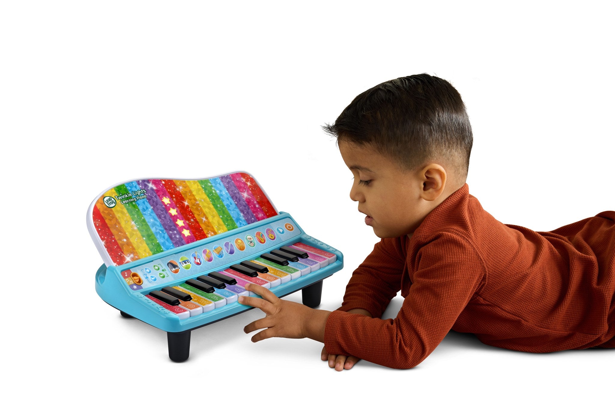 LeapFrog Twinkle Lights Learning Piano: oyoqli, chiroqli bolalar pianinosi, 25 klavish, 2–4 yosh (LeapFrog) 6 LeapFrog Twinkle Lights Learning Piano: oyoqli, chiroqli bolalar pianinosi, 25 klavish, 2–4 yosh - Image 6