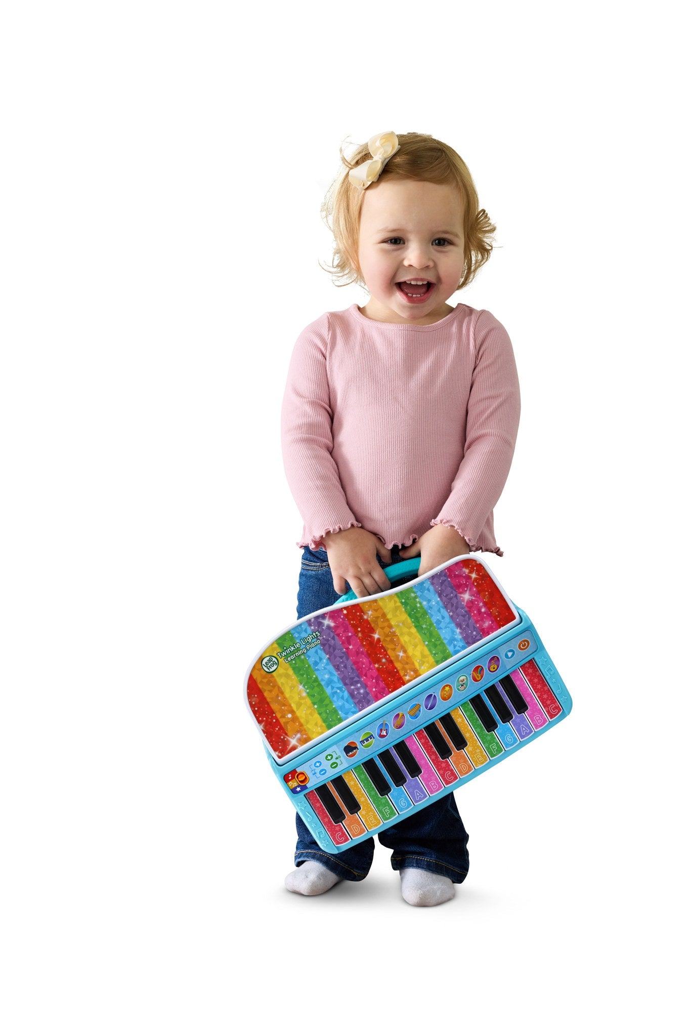 LeapFrog Twinkle Lights Learning Piano: oyoqli, chiroqli bolalar pianinosi, 25 klavish, 2–4 yosh (LeapFrog) 7 LeapFrog Twinkle Lights Learning Piano: oyoqli, chiroqli bolalar pianinosi, 25 klavish, 2–4 yosh - Image 7