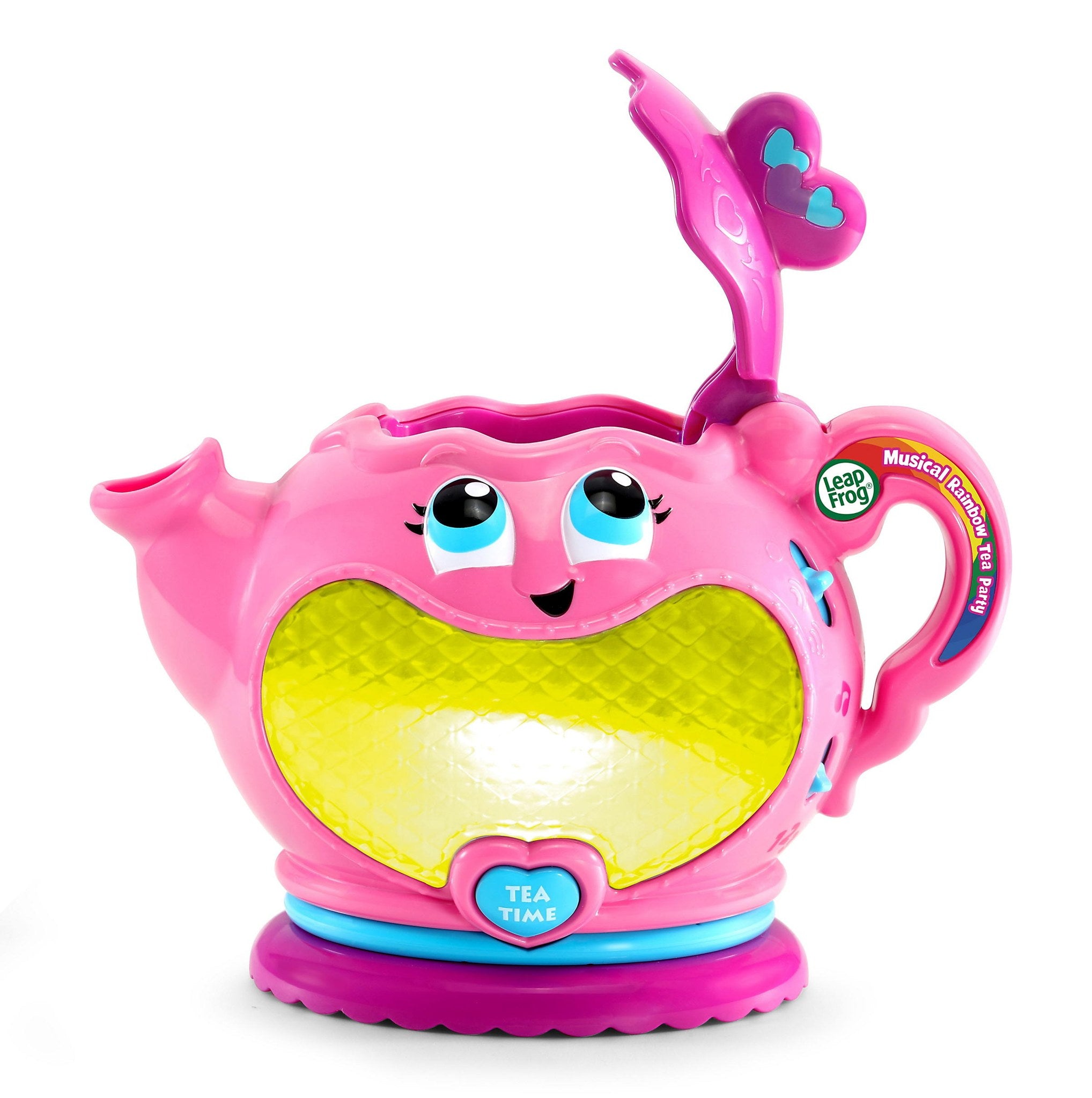 LeapFrog Musical Rainbow Tea Party yonadigan choynakli musiqiy choy to'plami, 1–3 yosh (LeapFrog) 4 LeapFrog Musical Rainbow Tea Party yonadigan choynakli musiqiy choy to'plami, 1–3 yosh - Image 4