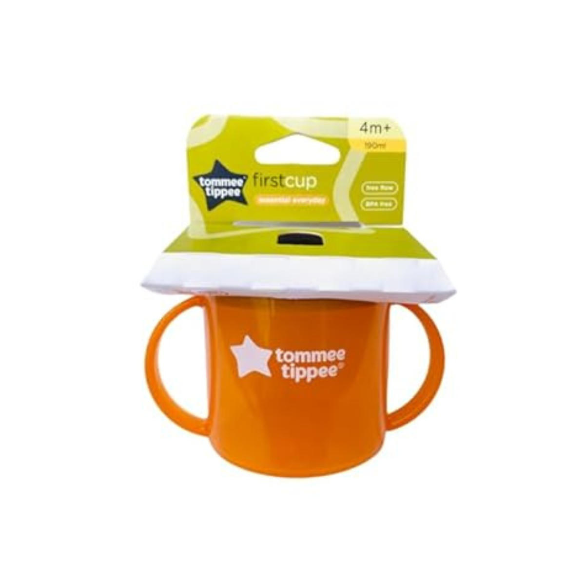 Tommee Tippee First Cup ichish chashkasi 190 ml, buklanadigan jo'mrak va dastalar bilan, 4 oylikdan (Tommee Tippee) 2 Tommee Tippee First Cup ichish chashkasi 190 ml, buklanadigan jo'mrak va dastalar bilan, 4 oylikdan - Image 2