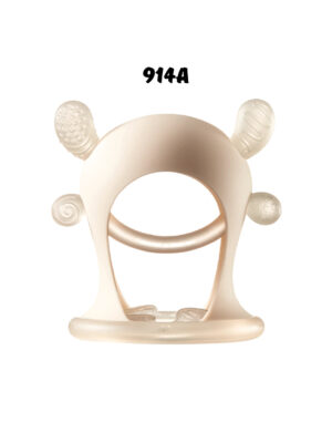 Homepage () 123 Прорезыватель на руку Royalcare 822-914A силиконовый, кремовый, с рельефными «ушками»