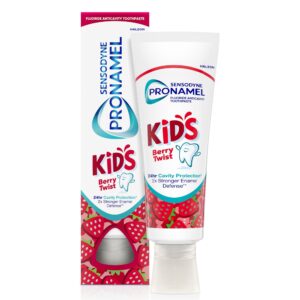 Sensodyne Pronamel Kids Berry Twist ftorli bolalar tish pastasi, 2 yoshdan, 113 g