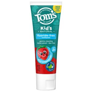 Tom's of Maine Kids Silly Strawberry ftorsiz tish pastasi, qulupnay, 2+, 144 g