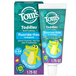 Tom's of Maine Toddler ftorsiz mashq tish geli, 3–24 oy, 49,6 g