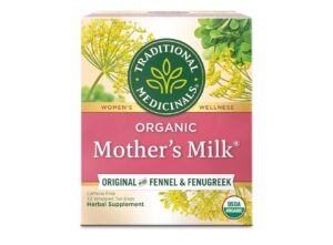 Traditional Medicinals Mother's Milk emizikli onalar uchun organik choy, 32 paketcha