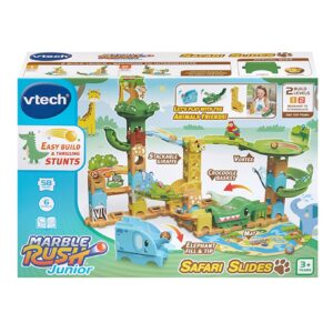 VTech Marble Rush Safari Slides: hayvonli sharchalar trassasi-konstruktori, 58 detal, 3+