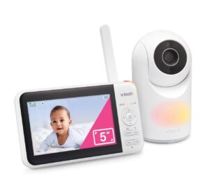 Видеоняня VTech VM5267 без Wi-Fi, экран 5 дюймов, поворотная камера